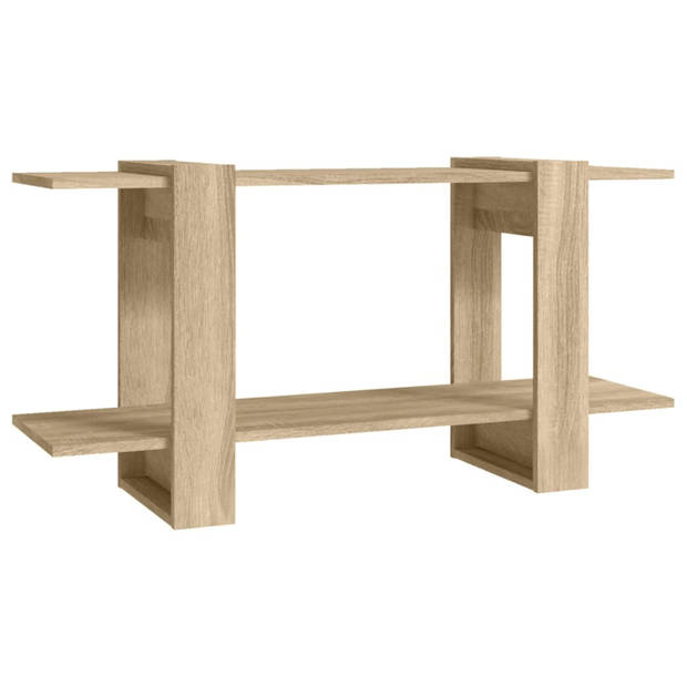 vidaXL Boekenkast 100x30x51 cm bewerkt hout sonoma eikenkleurig