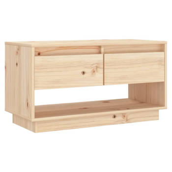 vidaXL Tv-meubel 74x34x40 cm massief grenenhout