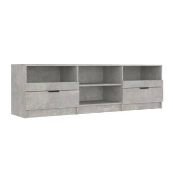 vidaXL Tv-meubel 150x33,5x45 cm bewerkt hout betongrijs