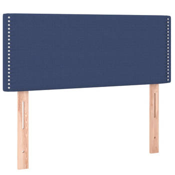 vidaXL Hoofdbord 90x5x78/88 cm stof blauw