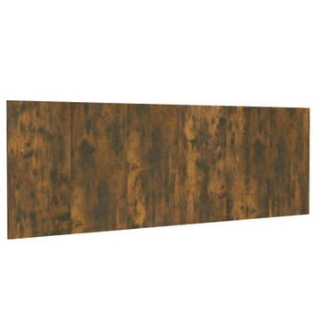 vidaXL Hoofdbord wandmodel 240x1,5x80 cm bewerkt hout gerookt eiken