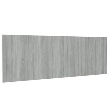 vidaXL Hoofdbord wandmodel 240x1,5x80 cm bewerkt hout grijs sonoma