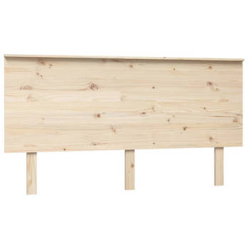 vidaXL Hoofdbord 154x6x82,5 cm massief grenenhout