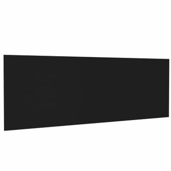 vidaXL Hoofdbord wandmodel 240x1,5x80 cm bewerkt hout zwart