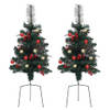 The Living Store Kerstboom LED Groen PVC - 76 cm - Met 89 uiteinden - Gedecoreerd - DC 4.5V