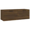 vidaXL Wandkast 100x36,5x35 cm bewerkt hout bruin eikenkleur