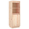 vidaXL Hoge kast 37x34x110 cm massief grenenhout