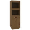 vidaXL Hoge kast 34x40x108,5 cm massief grenenhout honingbruin