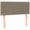 vidaXL Hoofdbord 80x5x78/88 cm stof taupe