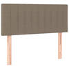 vidaXL Hoofdbord 80x5x78/88 cm stof taupe