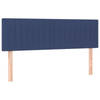 vidaXL Hoofdborden 2 st 72x5x78/88 cm stof blauw