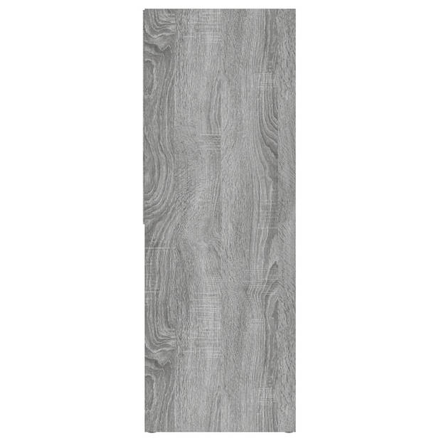 vidaXL Boekenkast 67x24x161 cm bewerkt hout grijs sonoma eikenkleurig
