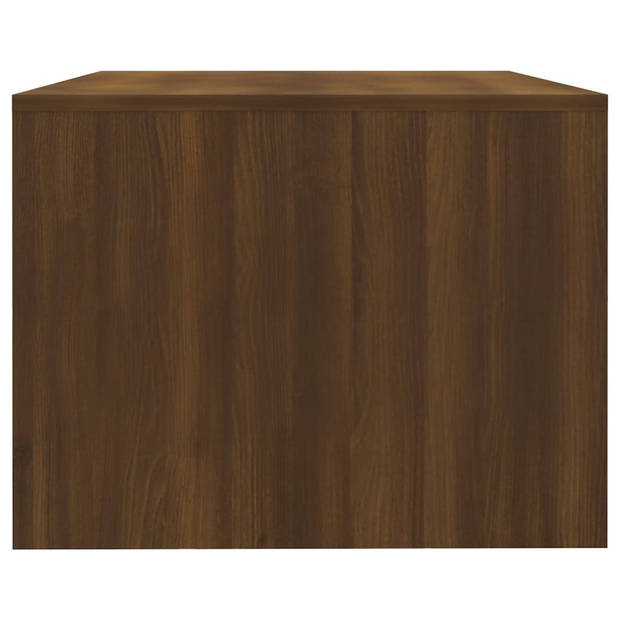 vidaXL Salontafel 102x55x42 cm bewerkt hout bruin eikenkleur