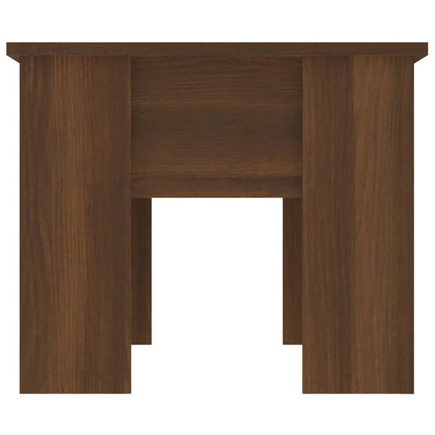 vidaXL Salontafel 79x49x41 cm bewerkt hout bruin eikenkleur