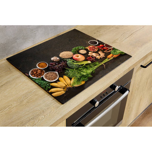 Inductiebeschermer - Healthy Food - 83x51.5 cm