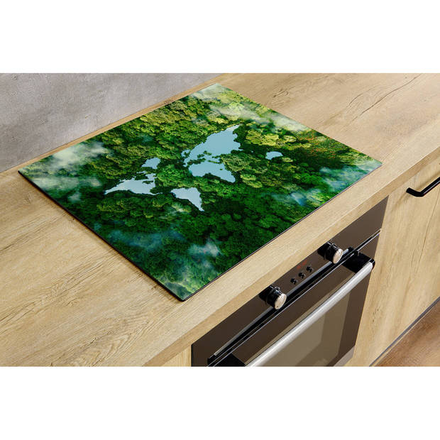 Inductiebeschermer - Jungle World - 58.3x51.3 cm