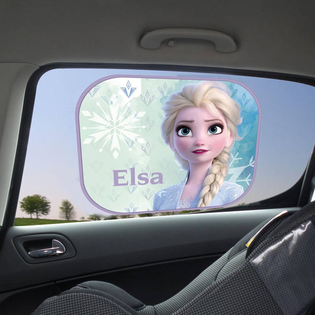 Zonwering Zonnescherm Auto UV Protectie 2 Stuks Autozonwering Voor Autoraam Zijruit - Frozen
