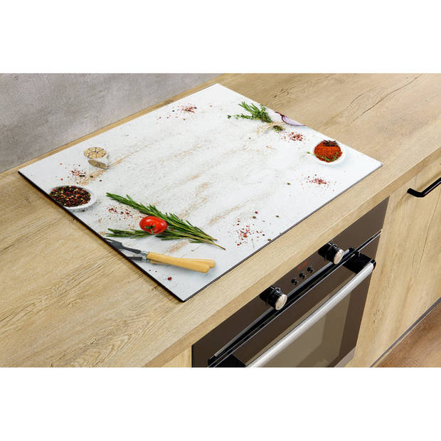 Inductiebeschermer - Messy Kitchen - 80.2x52.2 cm