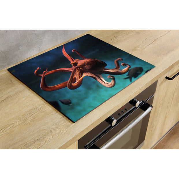 Inductiebeschermer - Octopus - 89.6x51.6 cm