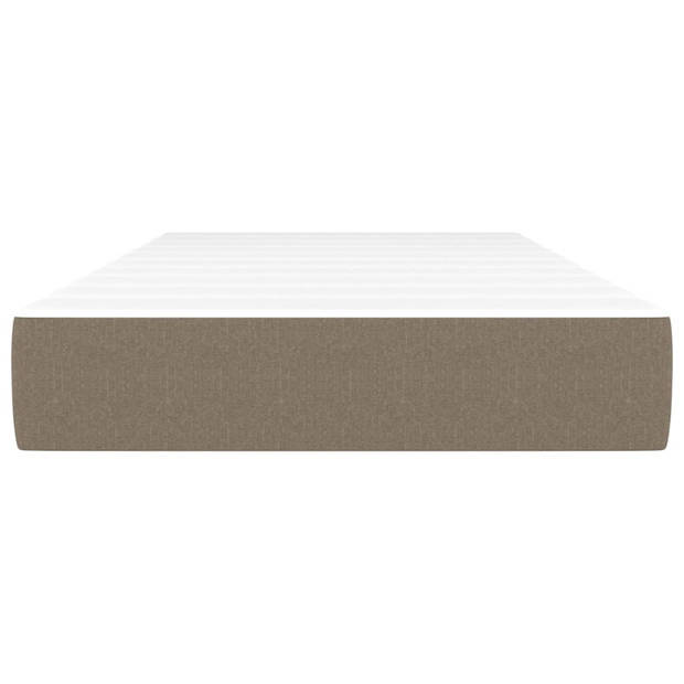 vidaXL Pocketveringmatras voor kinderen 80x160 cm stof taupe