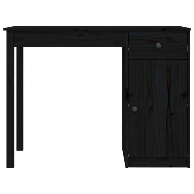 The Living Store Houten Bureau - Trendy - Bureau - Afmeting- 100 x 50 x 75 cm - Ken- Massief grenenhout