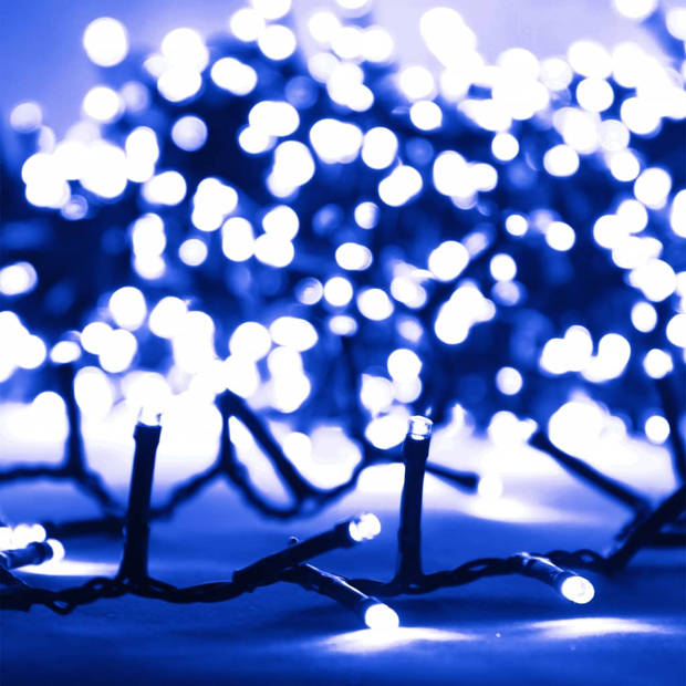 The Living Store LED-lichtsnoer 30 meter blauw - 3000 LEDs - buigbaar - voor Kerstmis en feestdagen