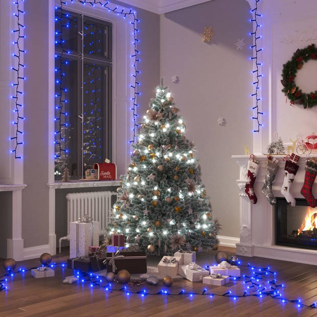 The Living Store LED-lichtsnoer 30 meter blauw - 3000 LEDs - buigbaar - voor Kerstmis en feestdagen