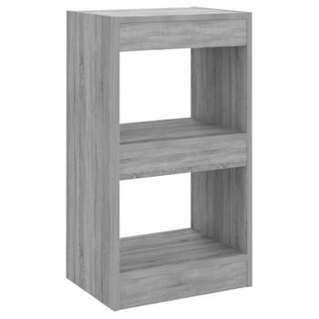 vidaXL Boekenkast/kamerscherm 40x30x72 cm grijs sonoma eikenkleurig