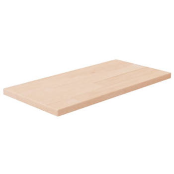 vidaXL Plank 40x20x1,5 cm onbehandeld massief eikenhout