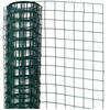 Schermgaas - groen - geplastificeerd staal - 50 x 500 cm - vierkant maaswijdte 25 x 25 mm - Gaas