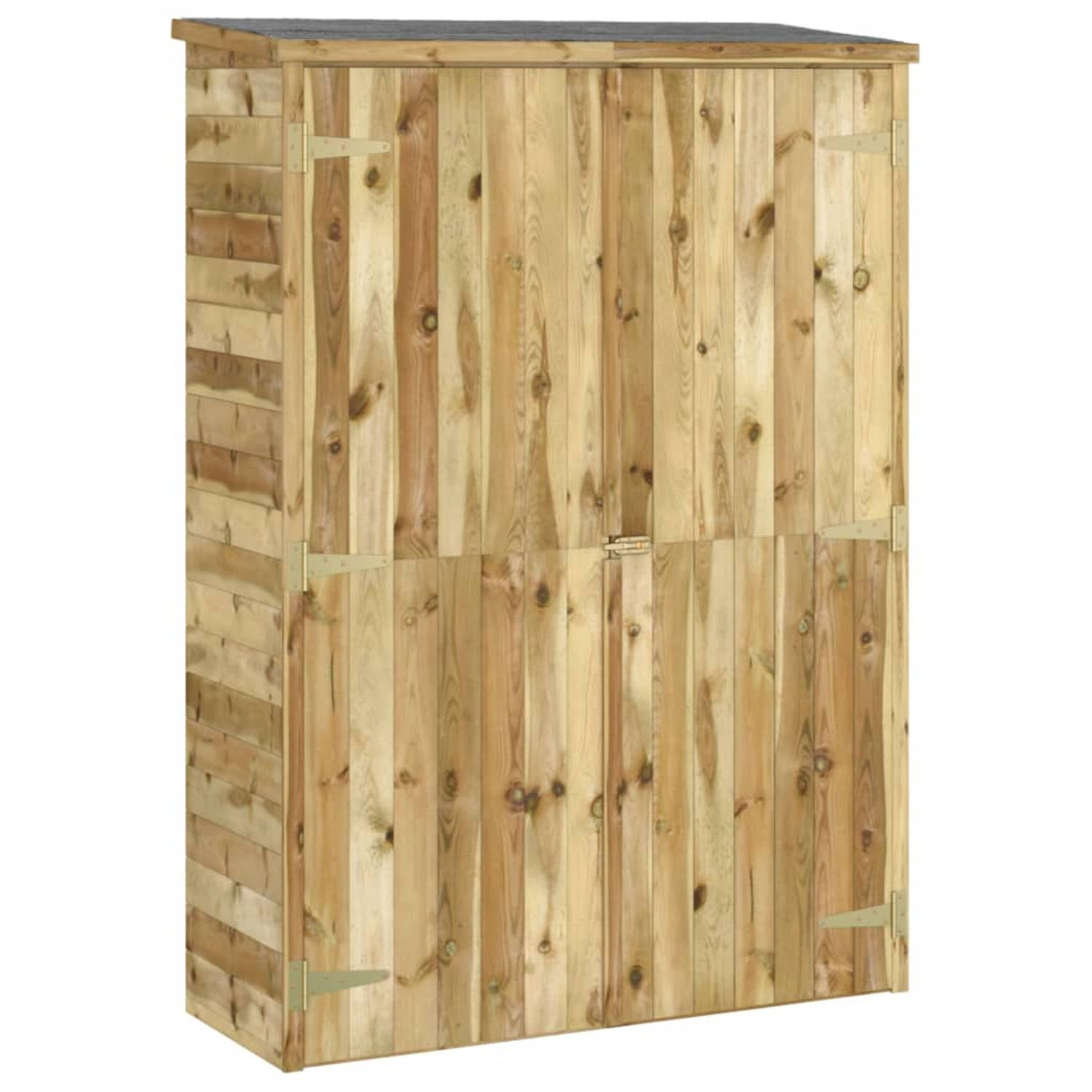 vidaXL Tuinschuur 123x50x171 cm geÃ¯mpregneerd massief grenenhout