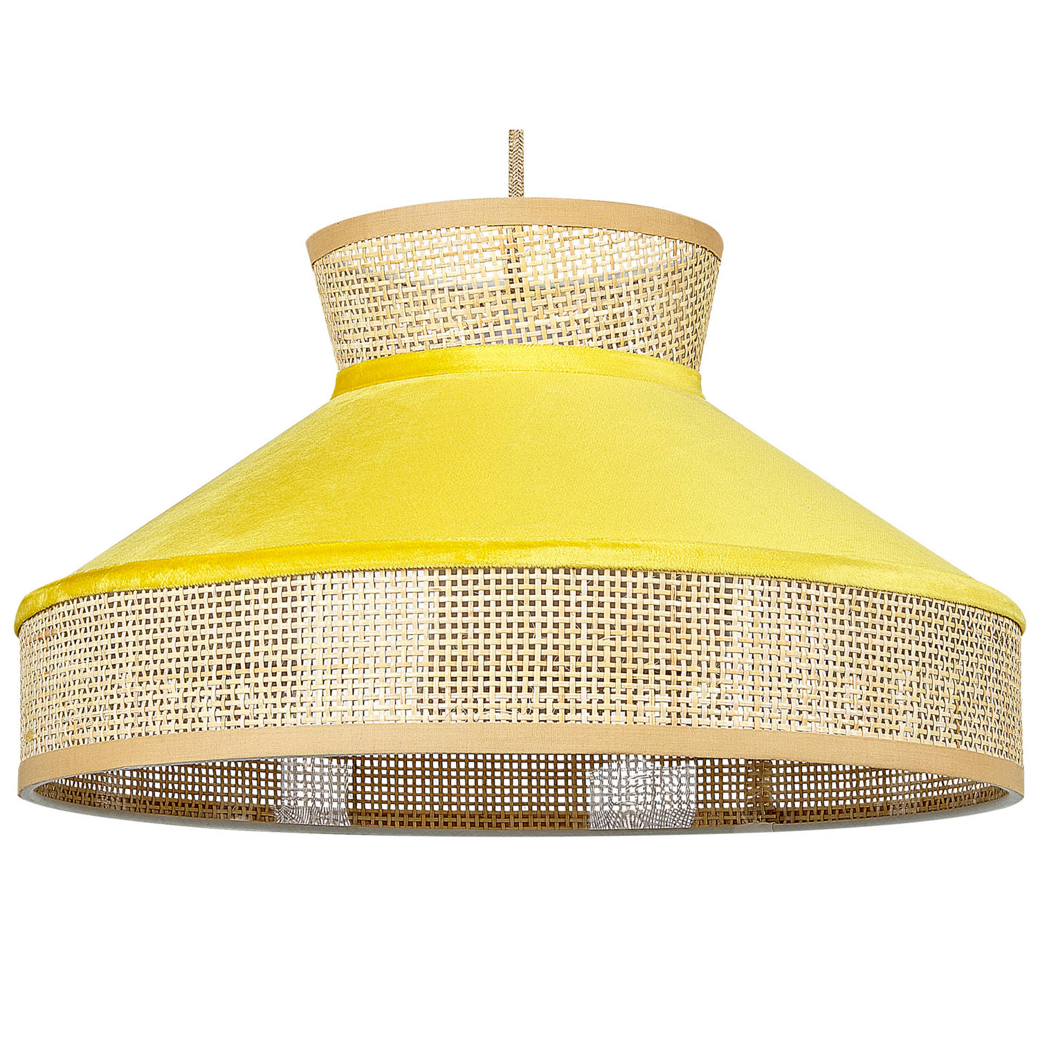 Beliani BATALI Hanglamp geel