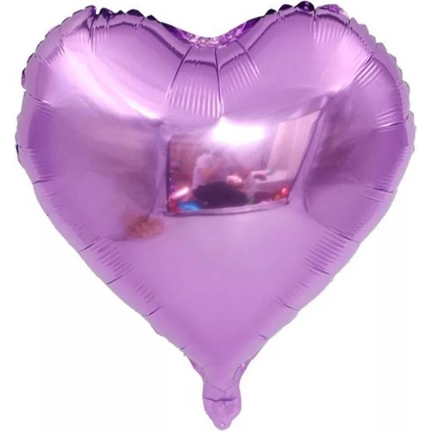 Folieballon hart Violet 18 inch 45 cm DM-products