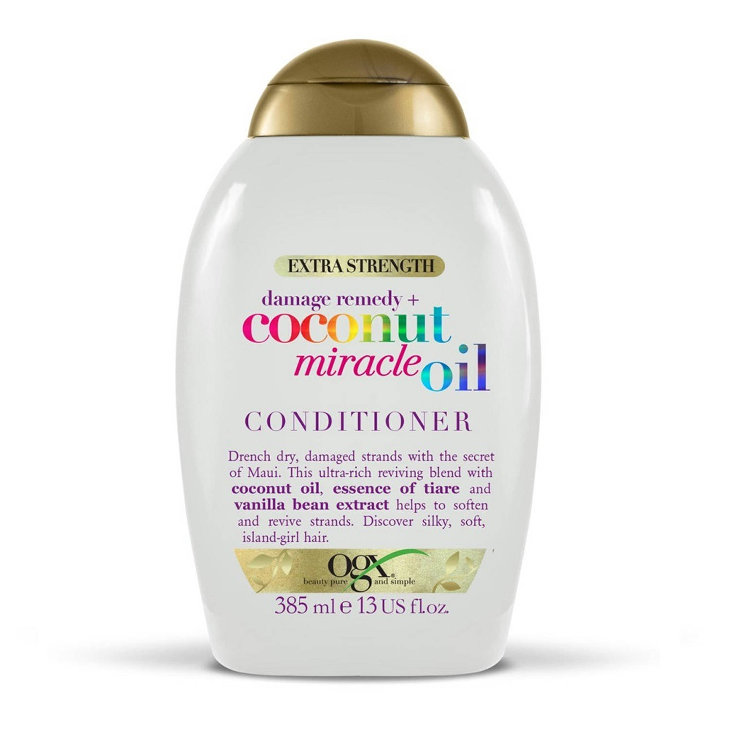 Damage Remedy + Coconut Miracle Oil Conditioner voor droog en beschadigd haar 385ml