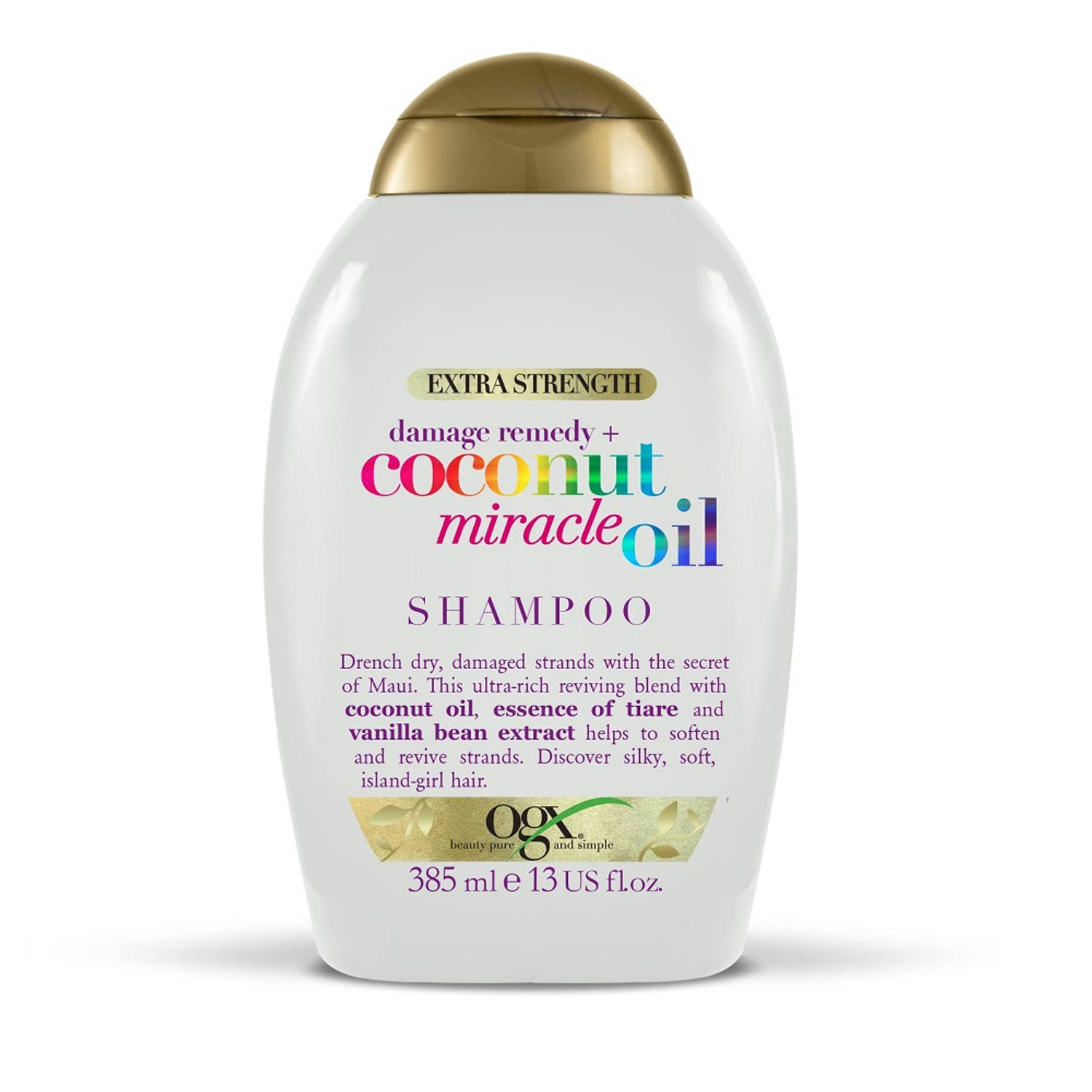 Damage Remedy + Coconut Miracle Oil Shampoo voor droog en beschadigd haar 385ml