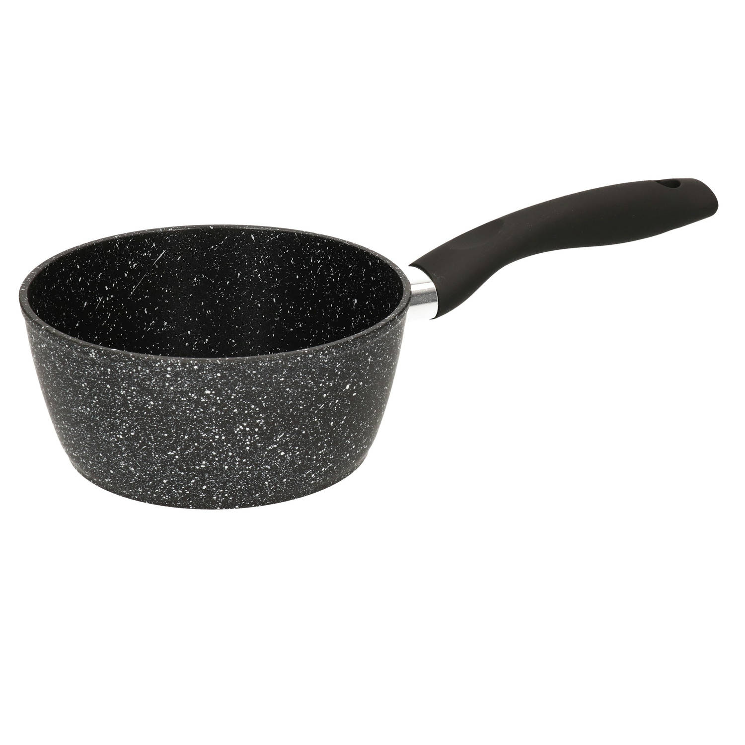 5Five Steelpan/sauspan - Alle Kookplaten Geschikt - Zwart - Dia 16 Cm teelpannen