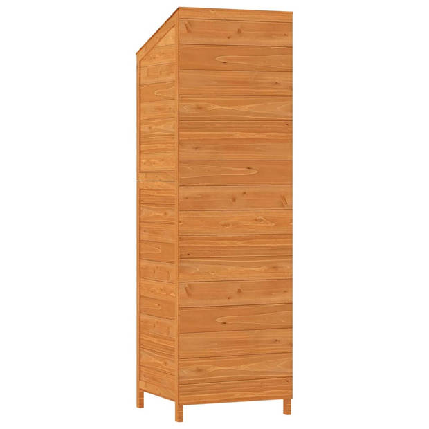 vidaXL Tuinschuur 55x52x174,5 cm massief vurenhout bruin