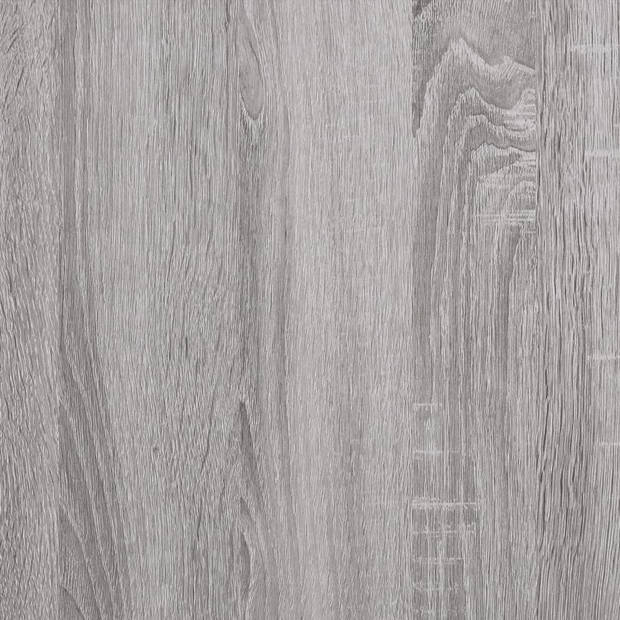 vidaXL Salontafel 102x44,5x50 cm bewerkt hout grijs sonoma eikenkleur