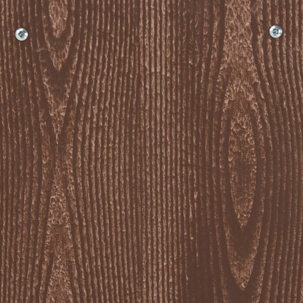 vidaXL Schoenenrek 65x24x81 cm bewerkt hout bruin