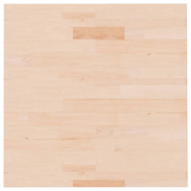 vidaXL Tafelblad vierkant 60x60x1,5 cm onbehandeld massief eikenhout