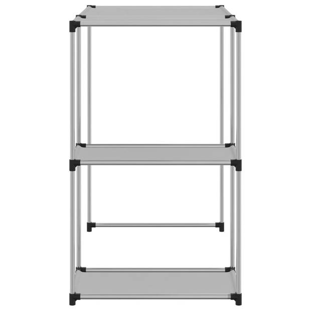 vidaXL Opbergrek voor boven wasmachine 87x55x90,5 cm ijzer grijs