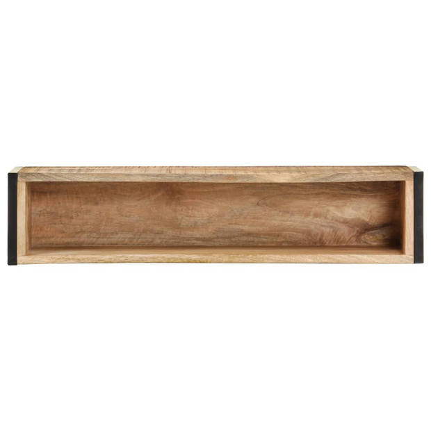 vidaXL Plantenbak 90x20x68 cm ruw mangohout