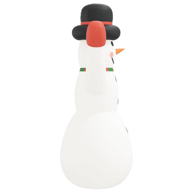 vidaXL Sneeuwpop opblaasbaar met LED's 620 cm