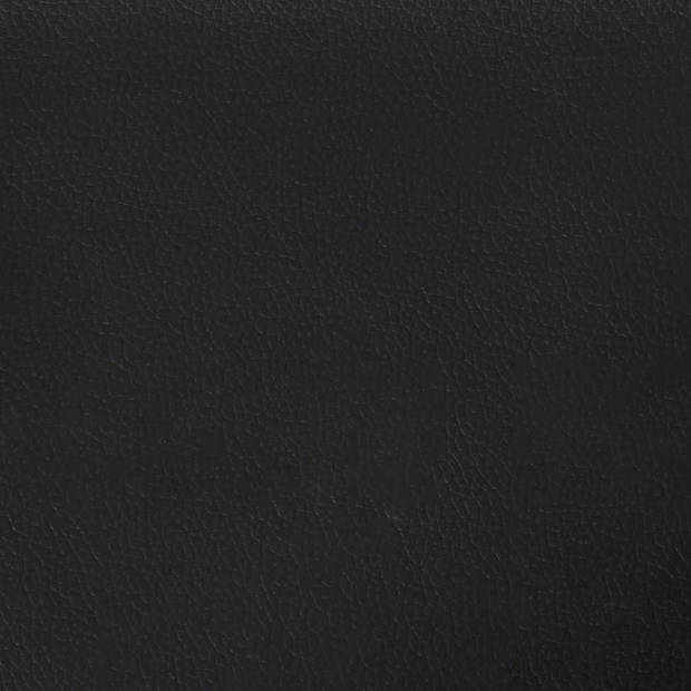 vidaXL Pocketveringmatras 180x200x20 cm kunstleer zwart