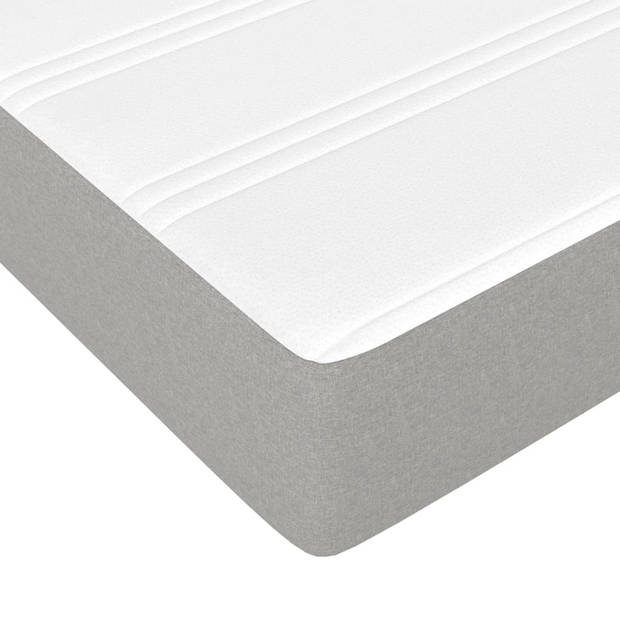 The Living Store Pocketveringmatras - Comfort - Matras - 100x200x20 cm - Duurzaam materiaal - Pocketveren -