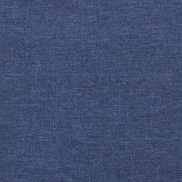 vidaXL Pocketveringmatras 120x200x20 cm stof blauw