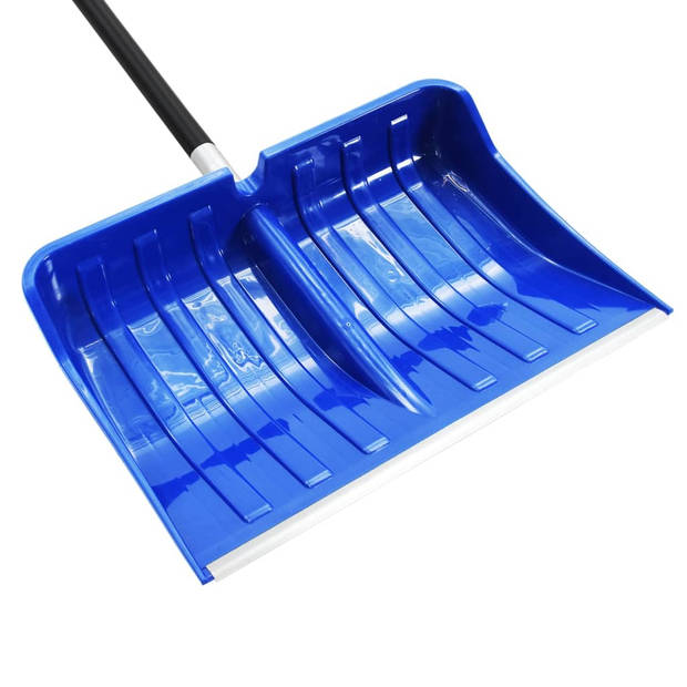 vidaXL Sneeuwschep 145 cm aluminium blauw