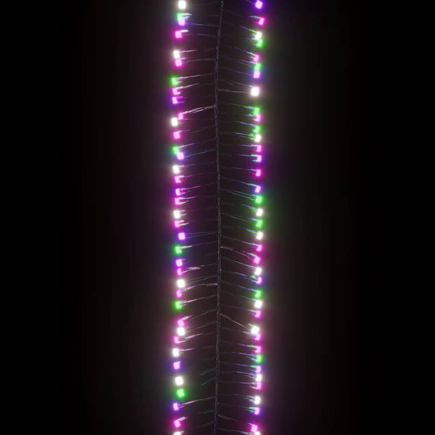 The Living Store LED-lichtsnoer - Lange 20m - Pastel meerkleurig - 1000 LEDs