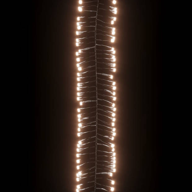 The Living Store LED-lichtsnoer - 40m - koudwit - 2000 LEDs - DIY decoratie - Kerst - feesten - bruiloften - 8