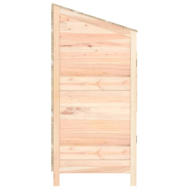 vidaXL Tuinschuur 55x52x112 cm massief vurenhout